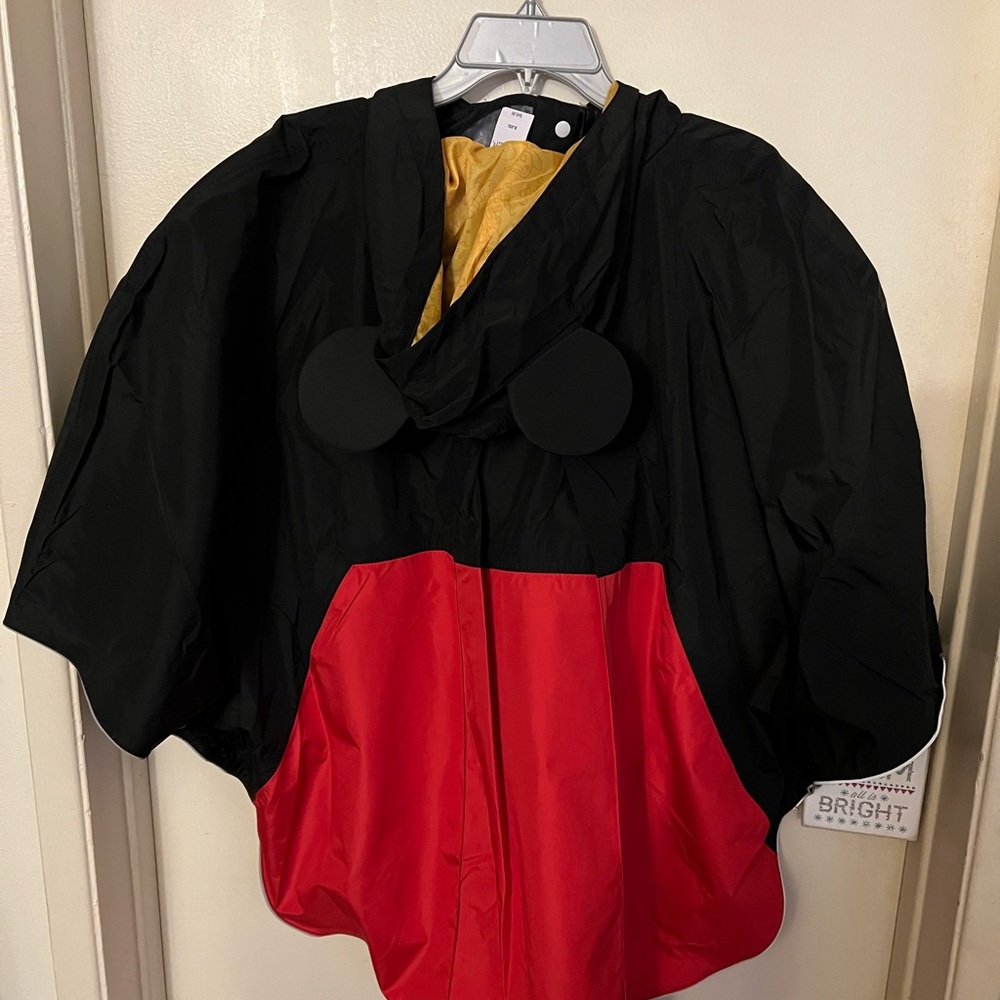 Disney parks Mickey Mouse poncho.